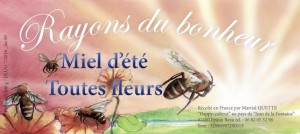 Affichette pot de miel